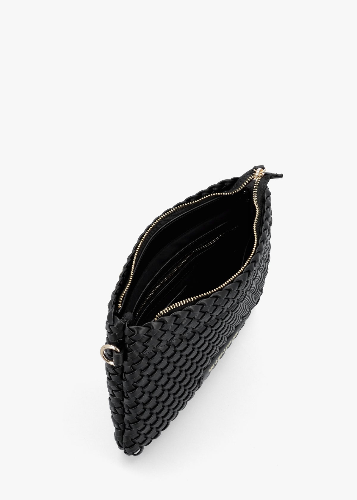 Shantel Woven Nero Shoulder Bag