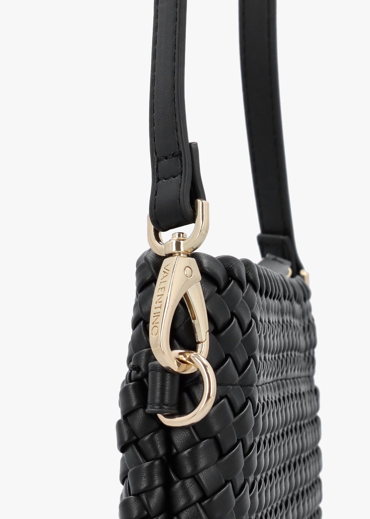 Shantel Woven Nero Shoulder Bag