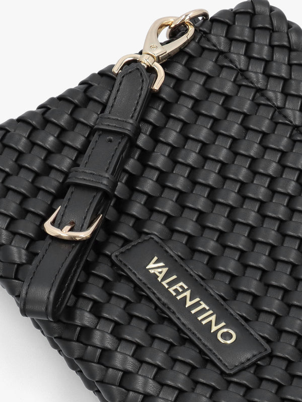 Shantel Woven Nero Shoulder Bag