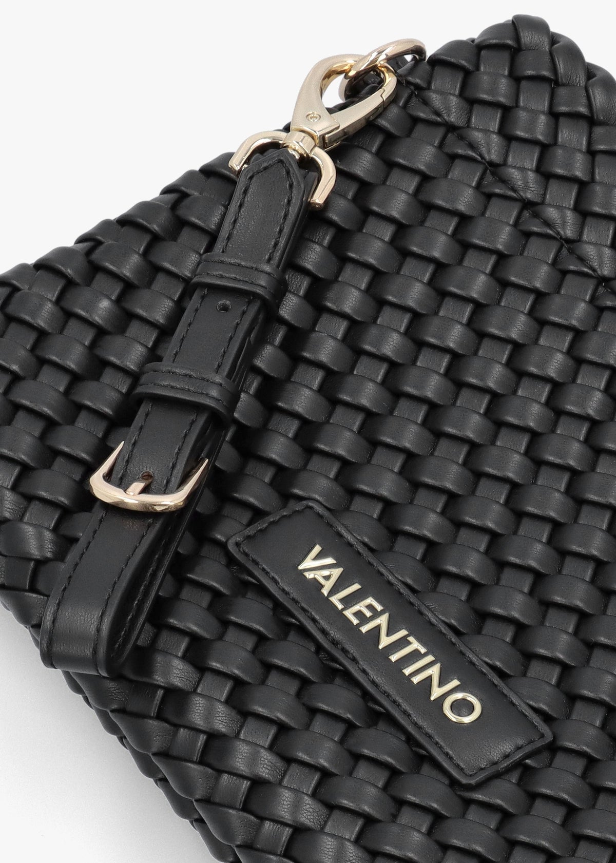 Shantel Woven Nero Shoulder Bag