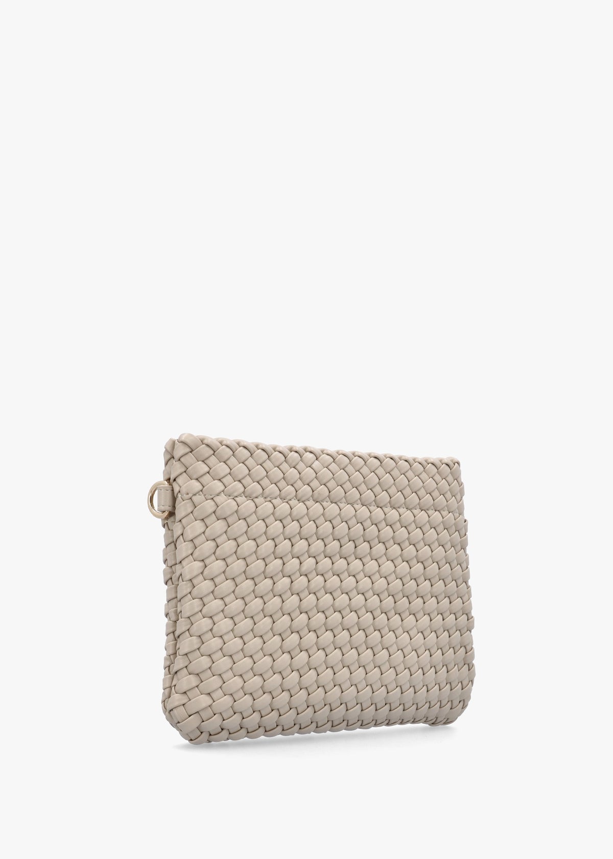 Shantel Woven Ecru Shoulder Bag