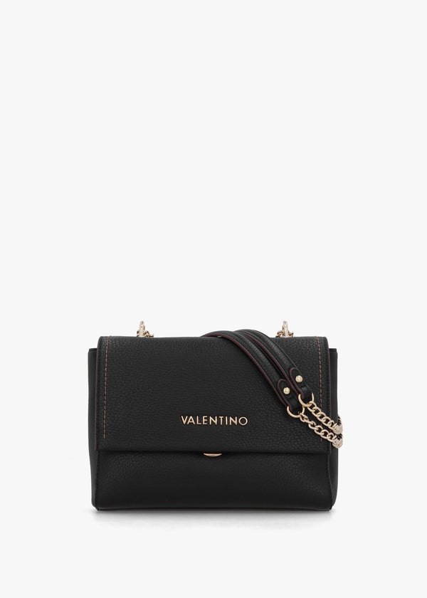 Samantha Nero Front Flap Shoulder Bag