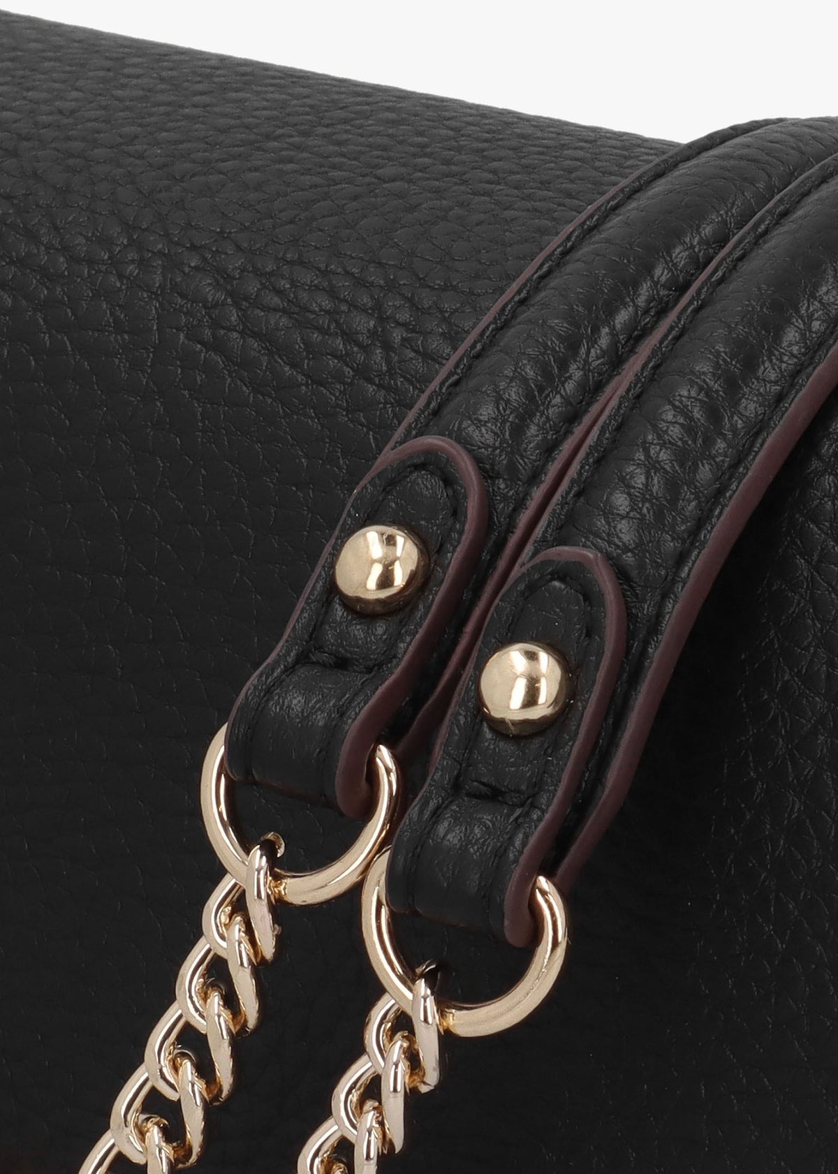 Samantha Nero Front Flap Shoulder Bag