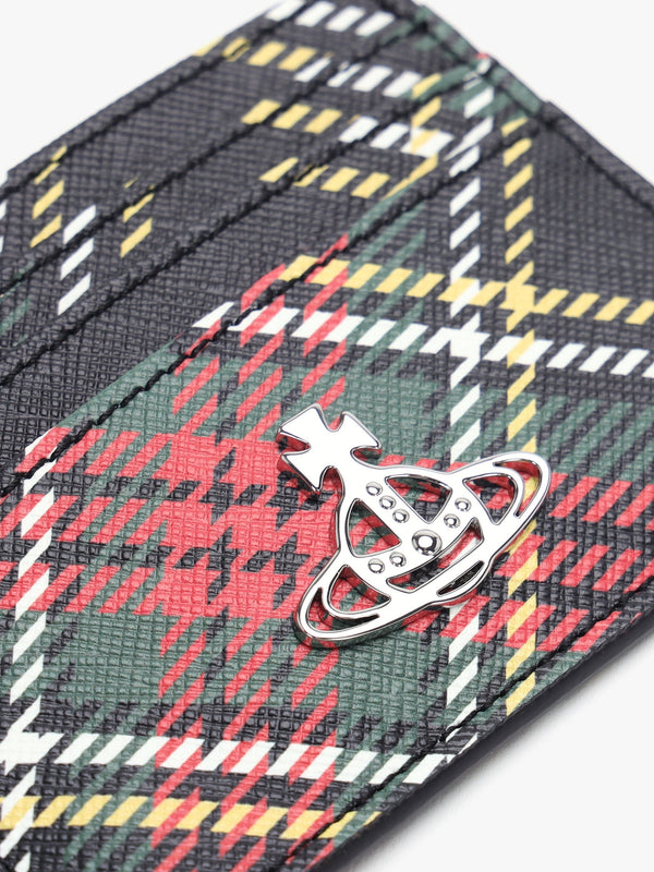 Chelsea Tartan Multicoloured Flat Card Case