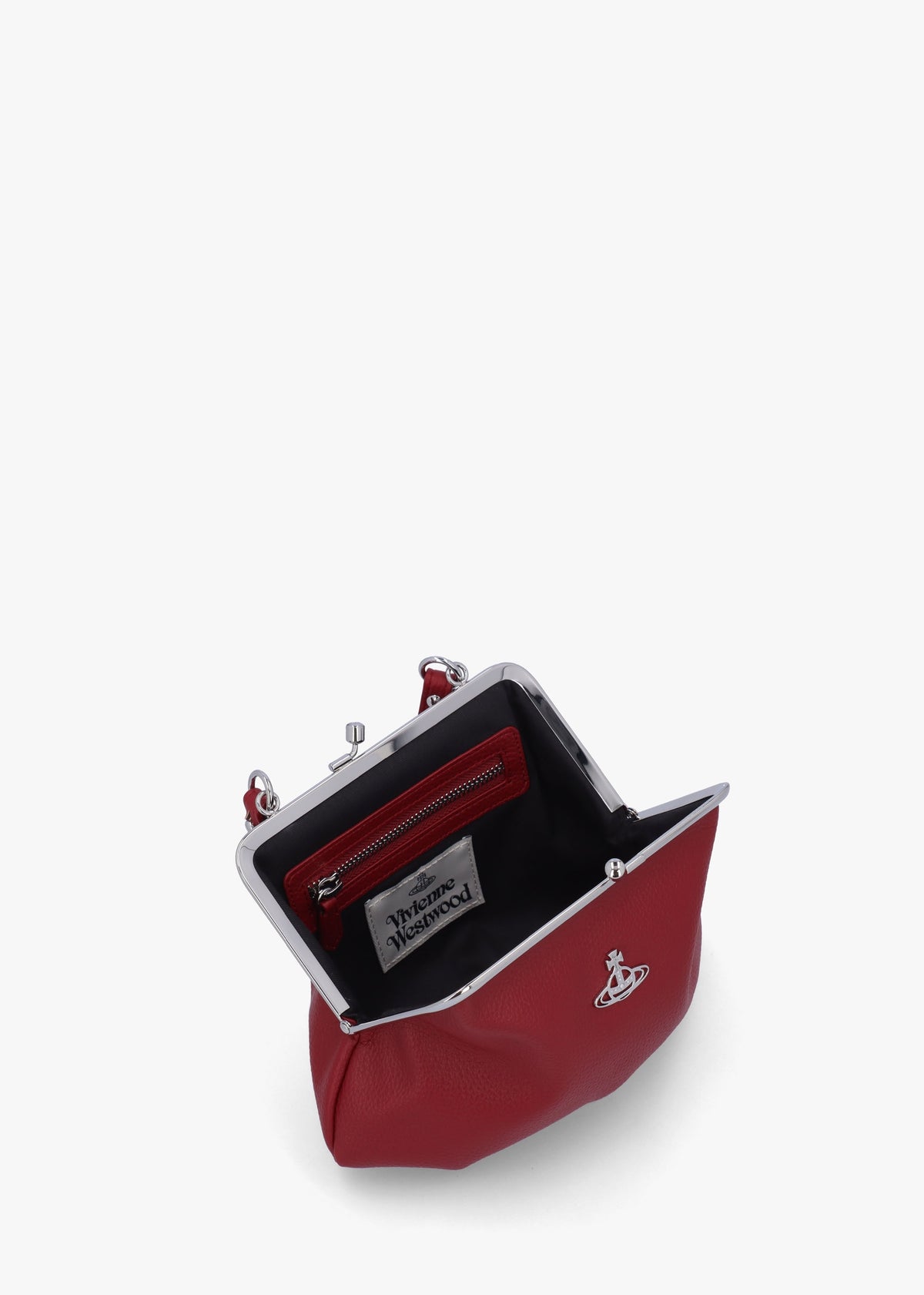 Granny Frame Red Purse