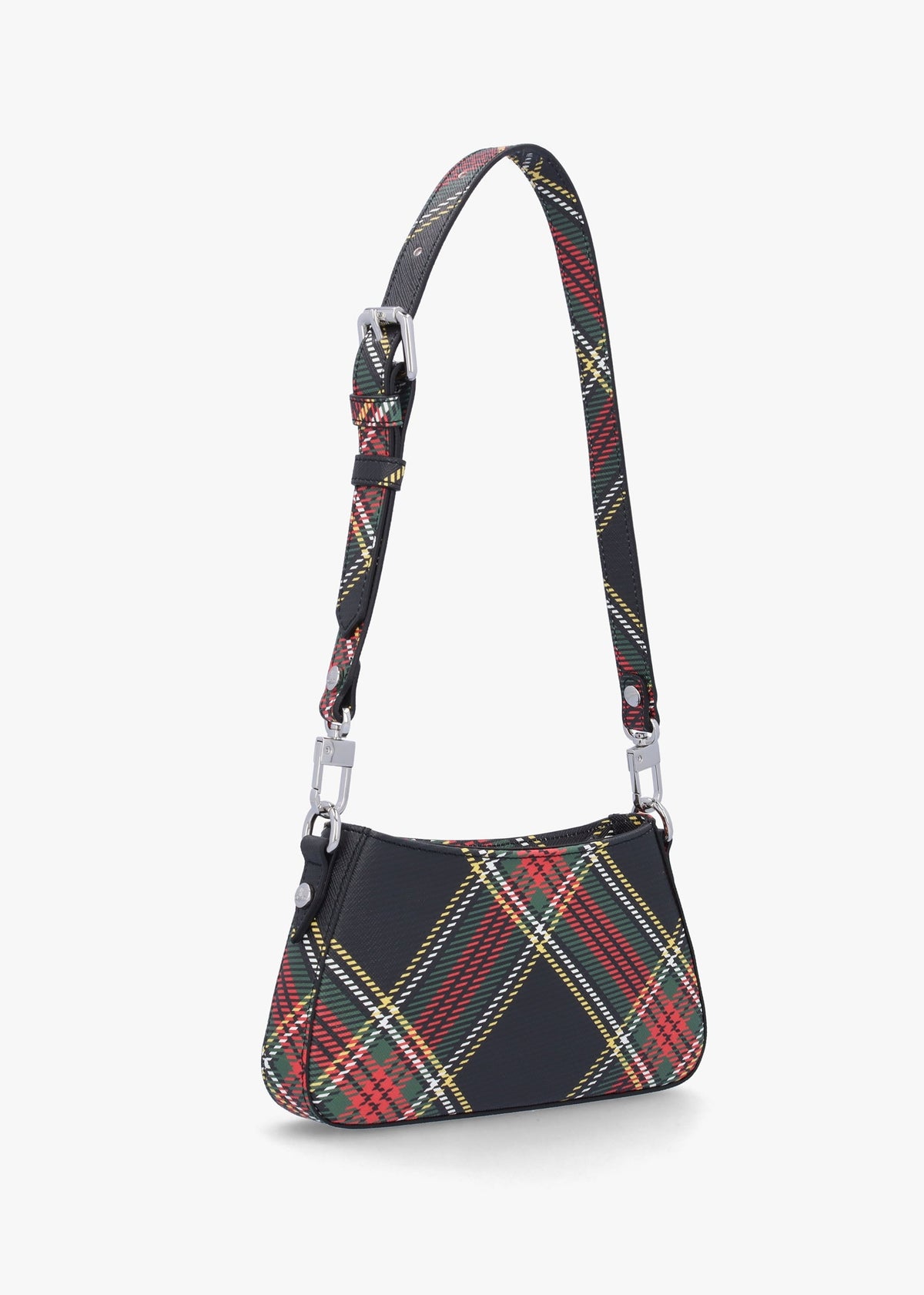 Tasha Chelsea Tartan Multicoloured Shoulder Phone Bag