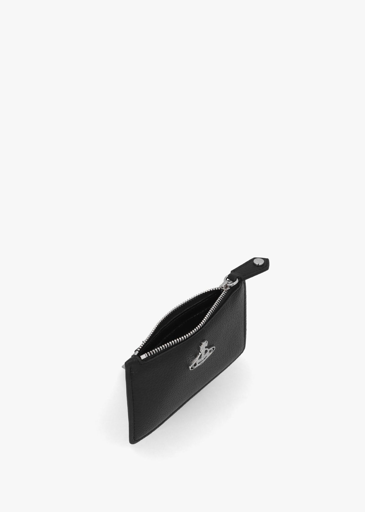 Slim Long Black Card Holder