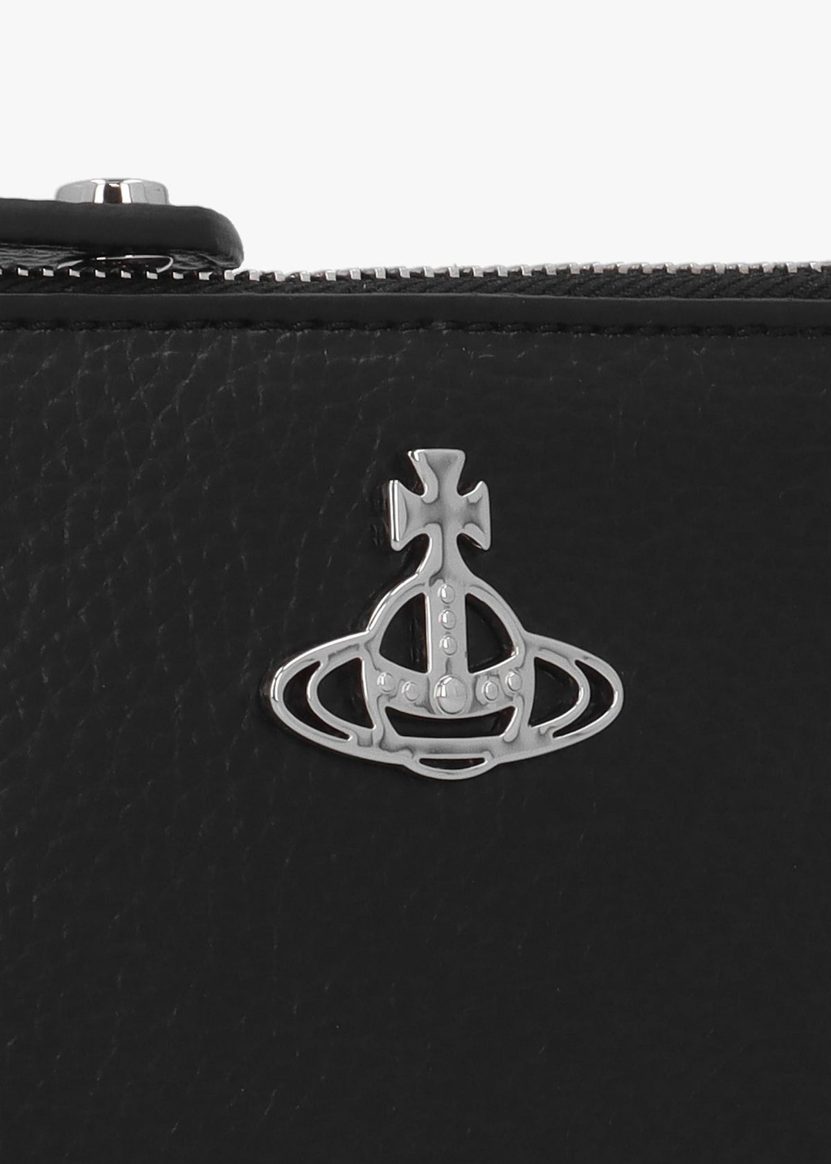 Slim Long Black Card Holder