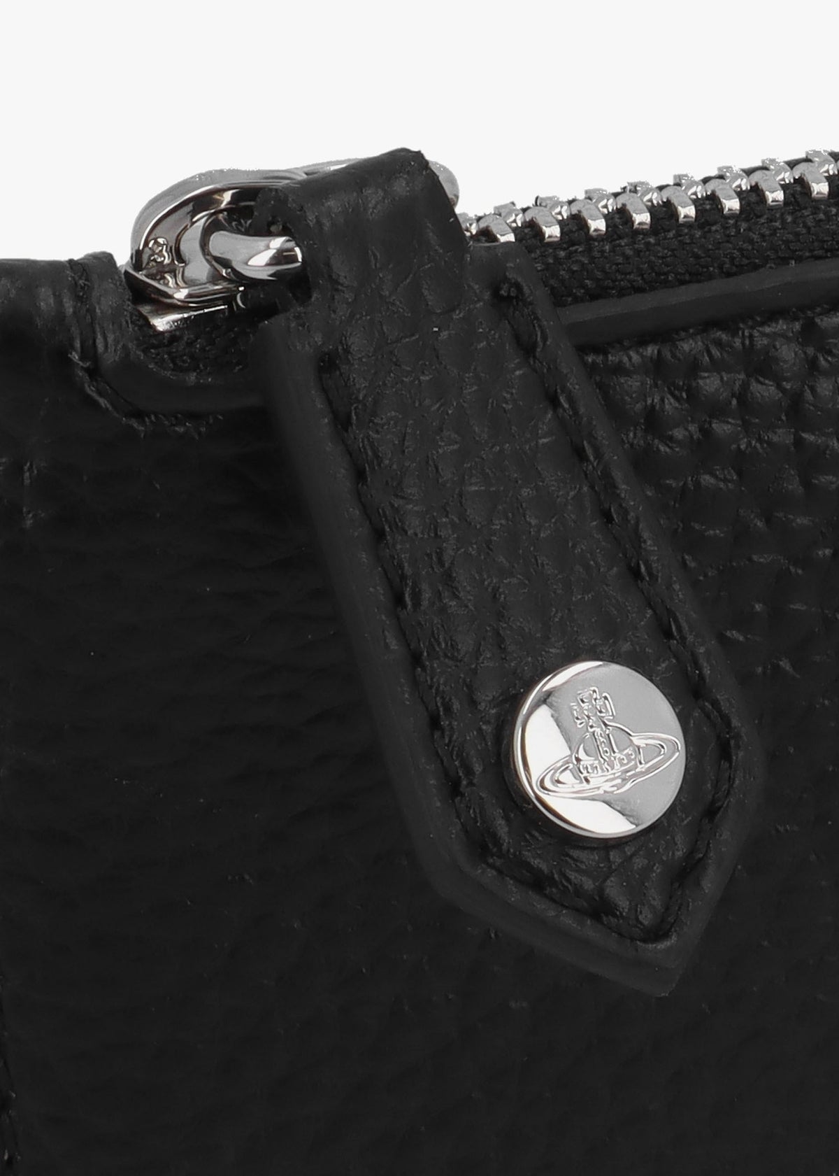 Slim Long Black Card Holder