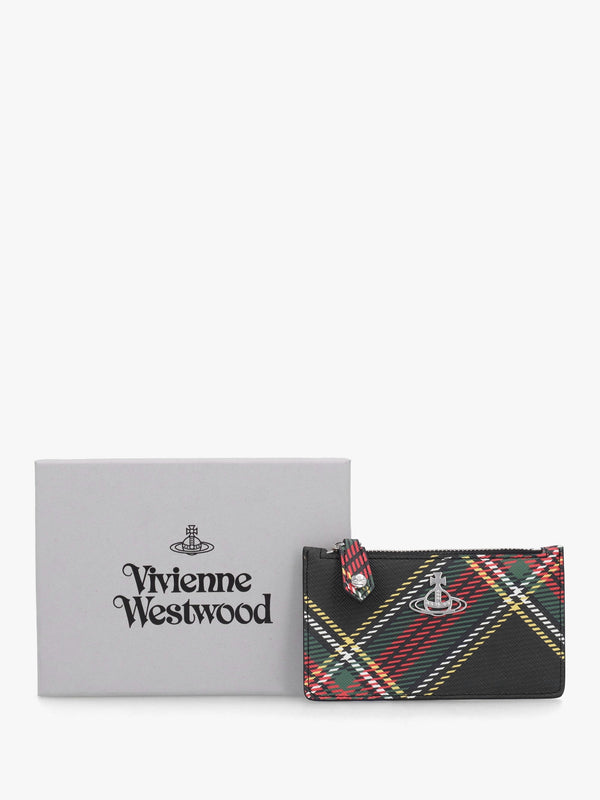 Slim Long Chelsea Tartan Multicoloured Card Holder