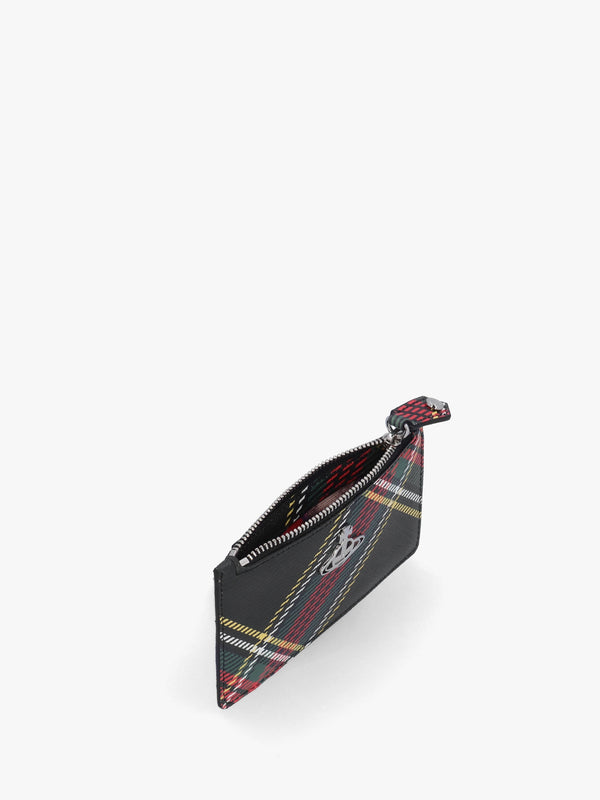 Slim Long Chelsea Tartan Multicoloured Card Holder