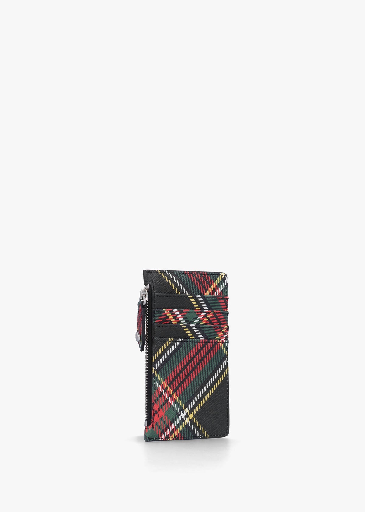Slim Long Chelsea Tartan Multicoloured Card Holder