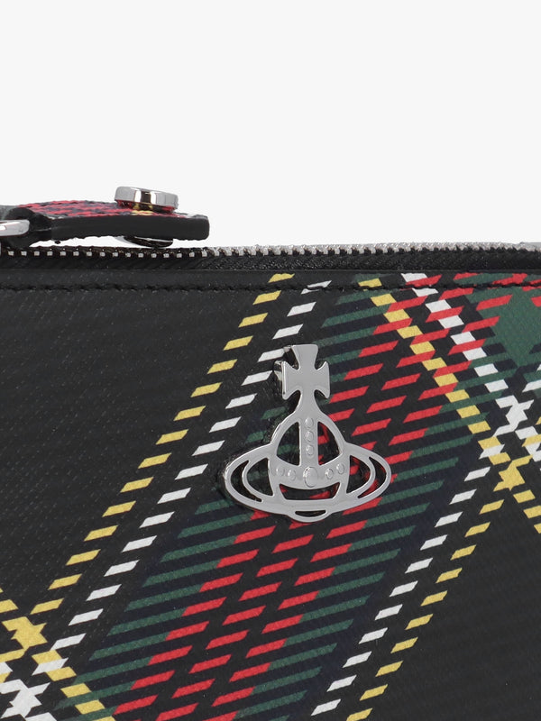 Slim Long Chelsea Tartan Multicoloured Card Holder
