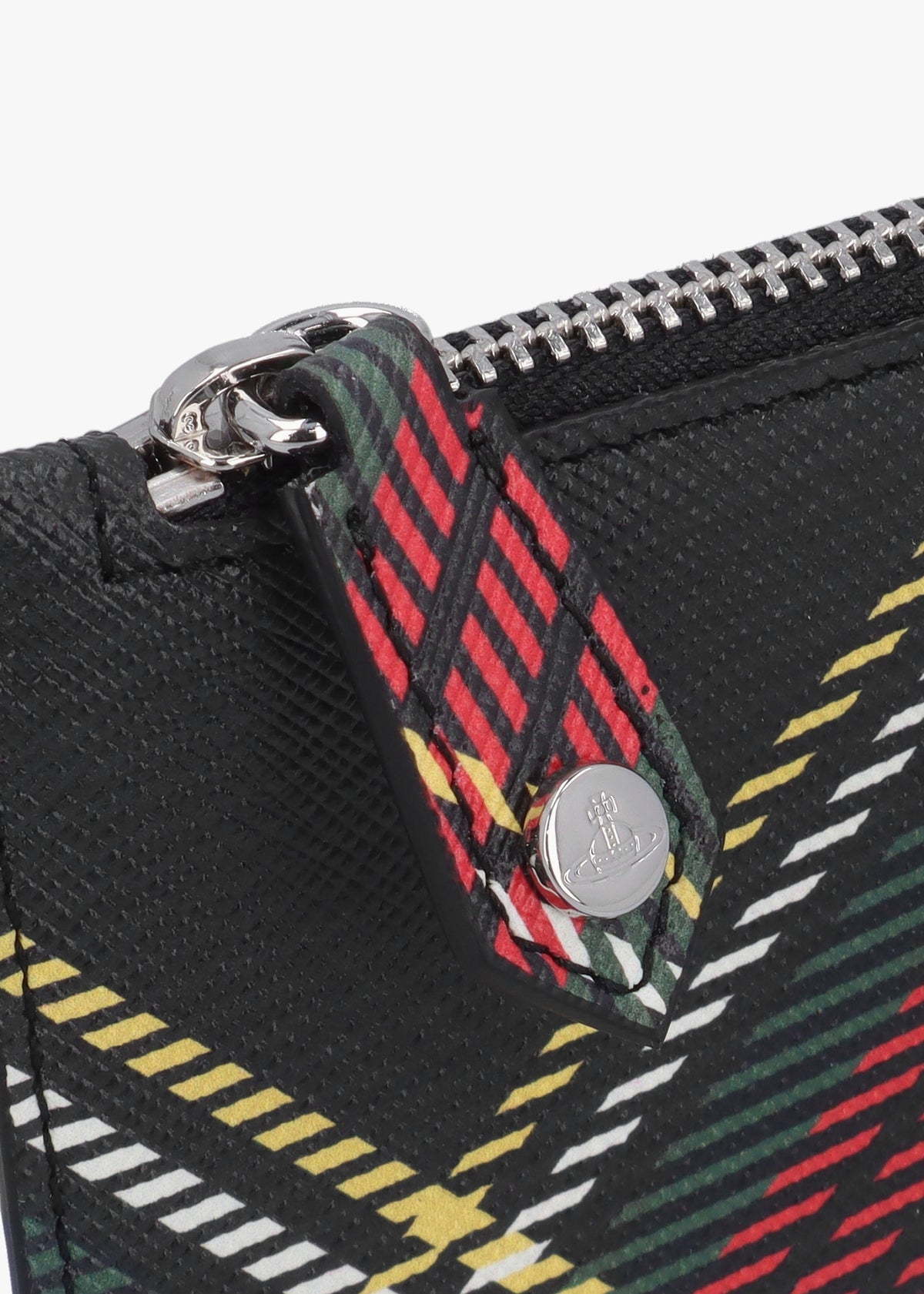 Slim Long Chelsea Tartan Multicoloured Card Holder