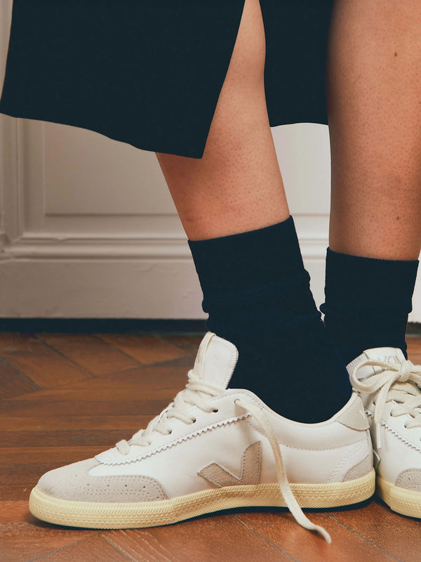 Women's Volley O.T Leather White Natural Trainers