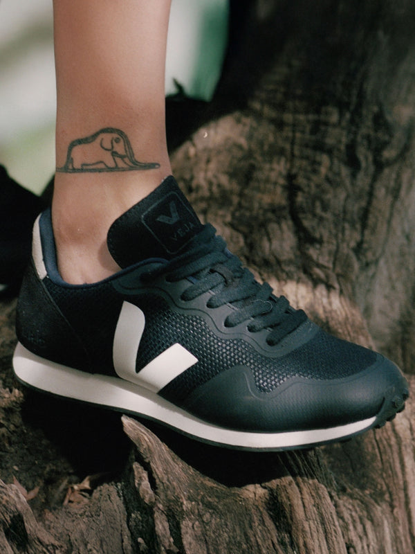 Women’s SDU TPU B-Mesh Vegan Black White Trainers