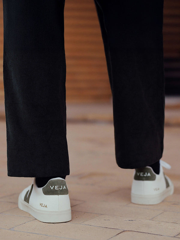 Men's Campo Chromefree Leather Extra White Black Trainers