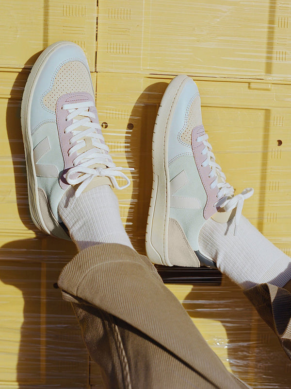 V-10 Suede Jade White Multico Trainers