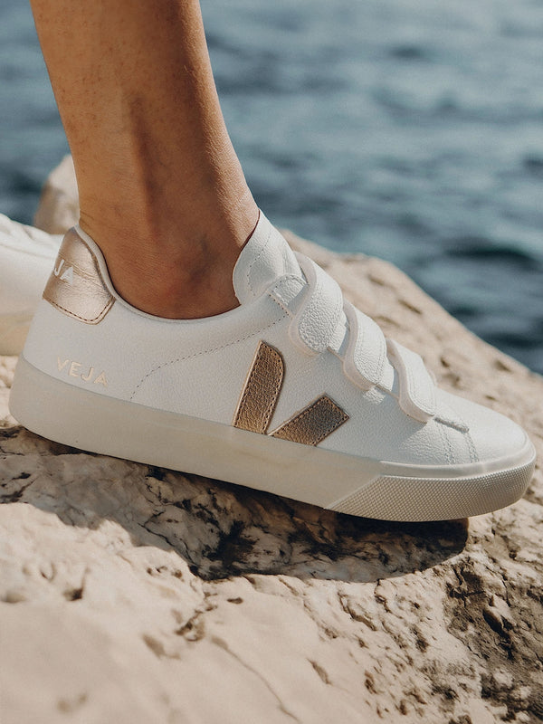 Recife Logo Chromefree Leather Extra White Plantine Trainers