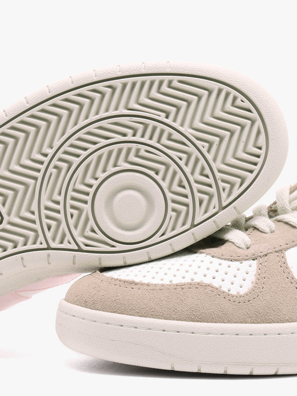 V-10 Chromefree Leather Extra White Petale Sahara Trainers