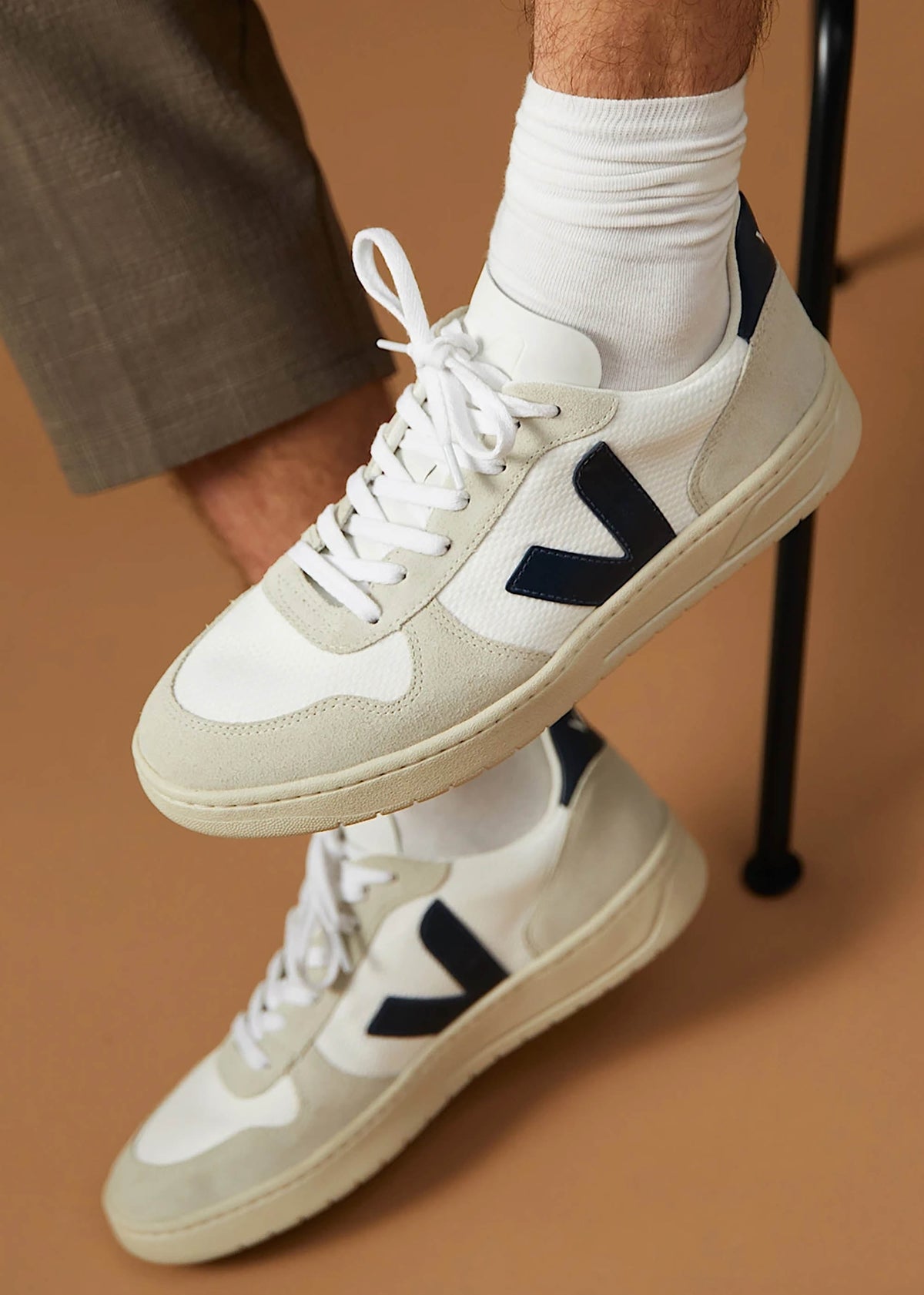 V-10 B-Mesh White Nautico Trainers