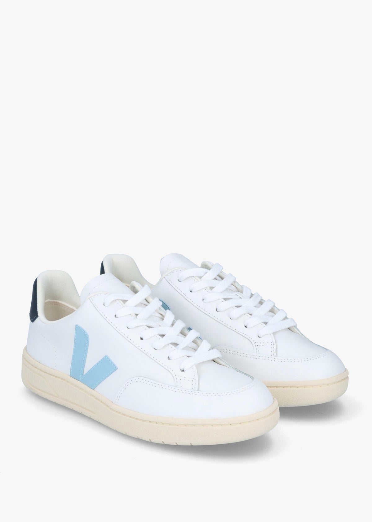 V-12 Leather Extra White Steel Nautico Trainers