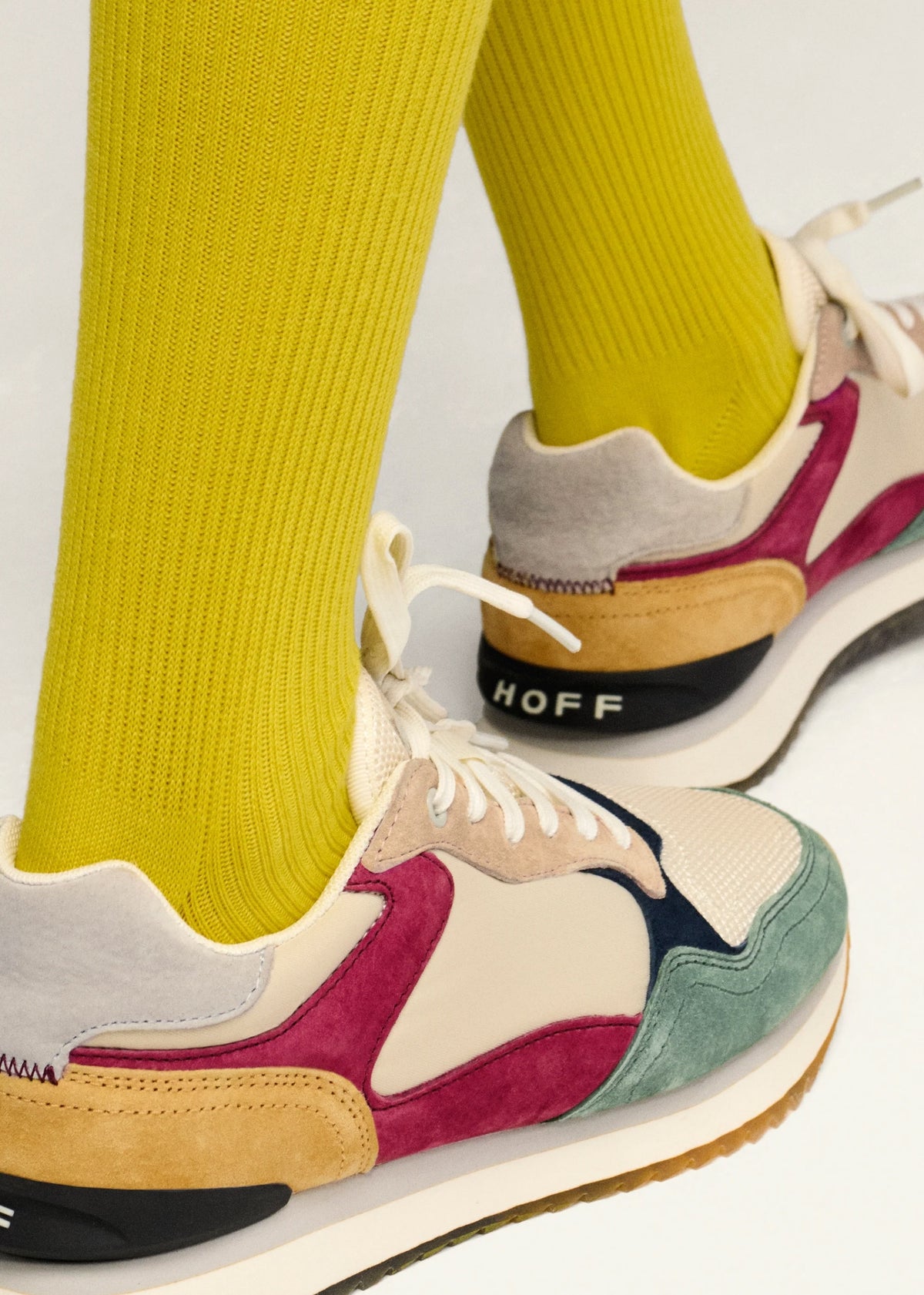 Montreal Multicoloured Suede Trainers