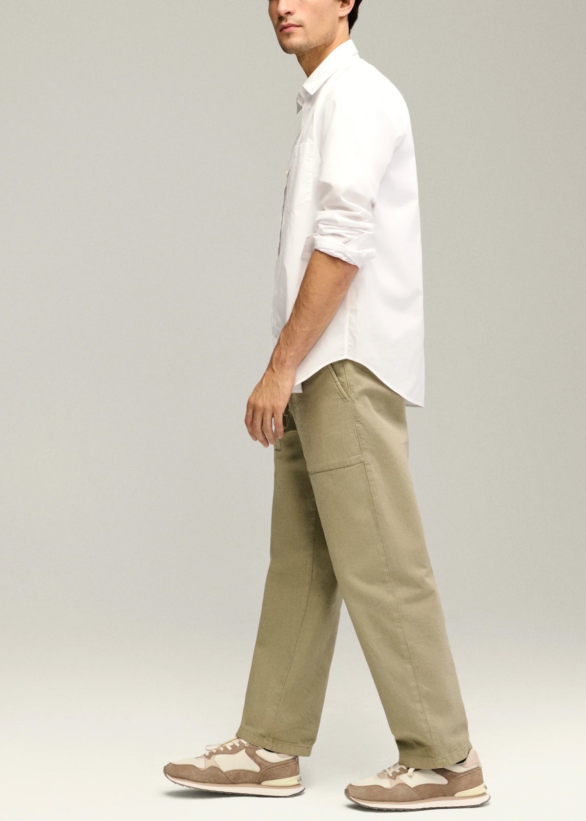 Men’s City Thessaloniki Beige Trainers