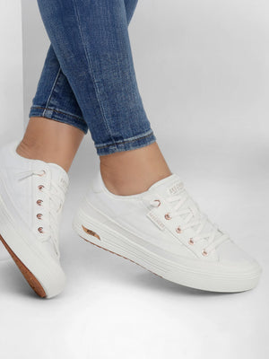 Women’s Vegan Arch Fit Meet Ya There White Trainers