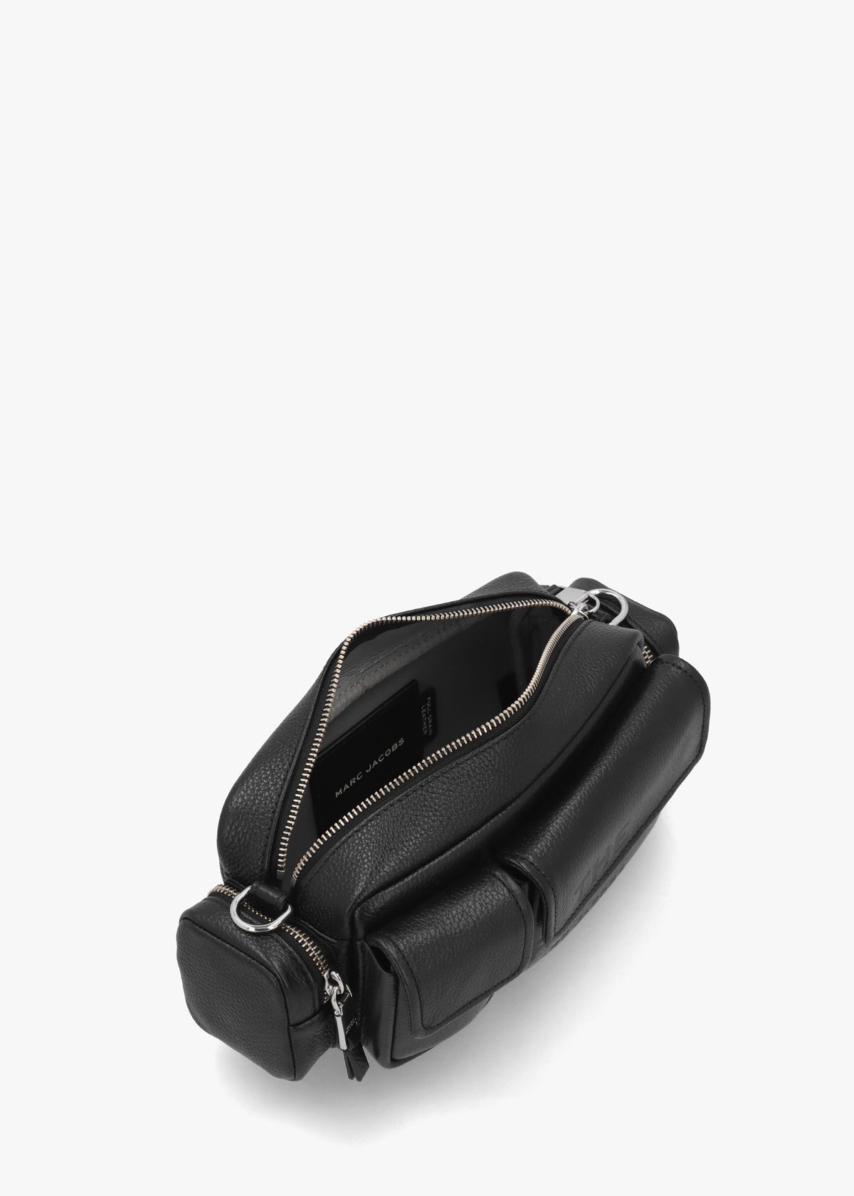The Leather Black Cargo Bag