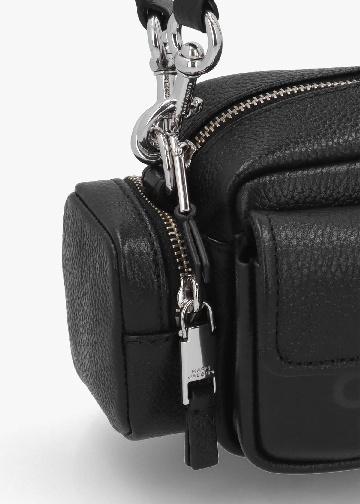 The Leather Black Cargo Bag