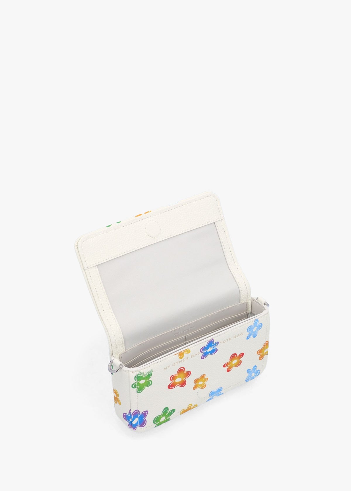 The Wild Daisy Mini White Multi Leather Bag