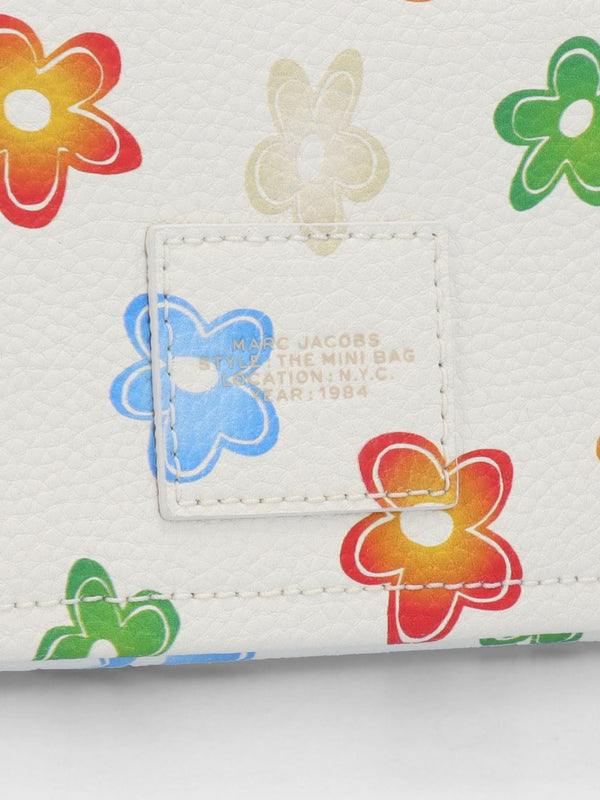 The Wild Daisy Mini White Multi Leather Bag