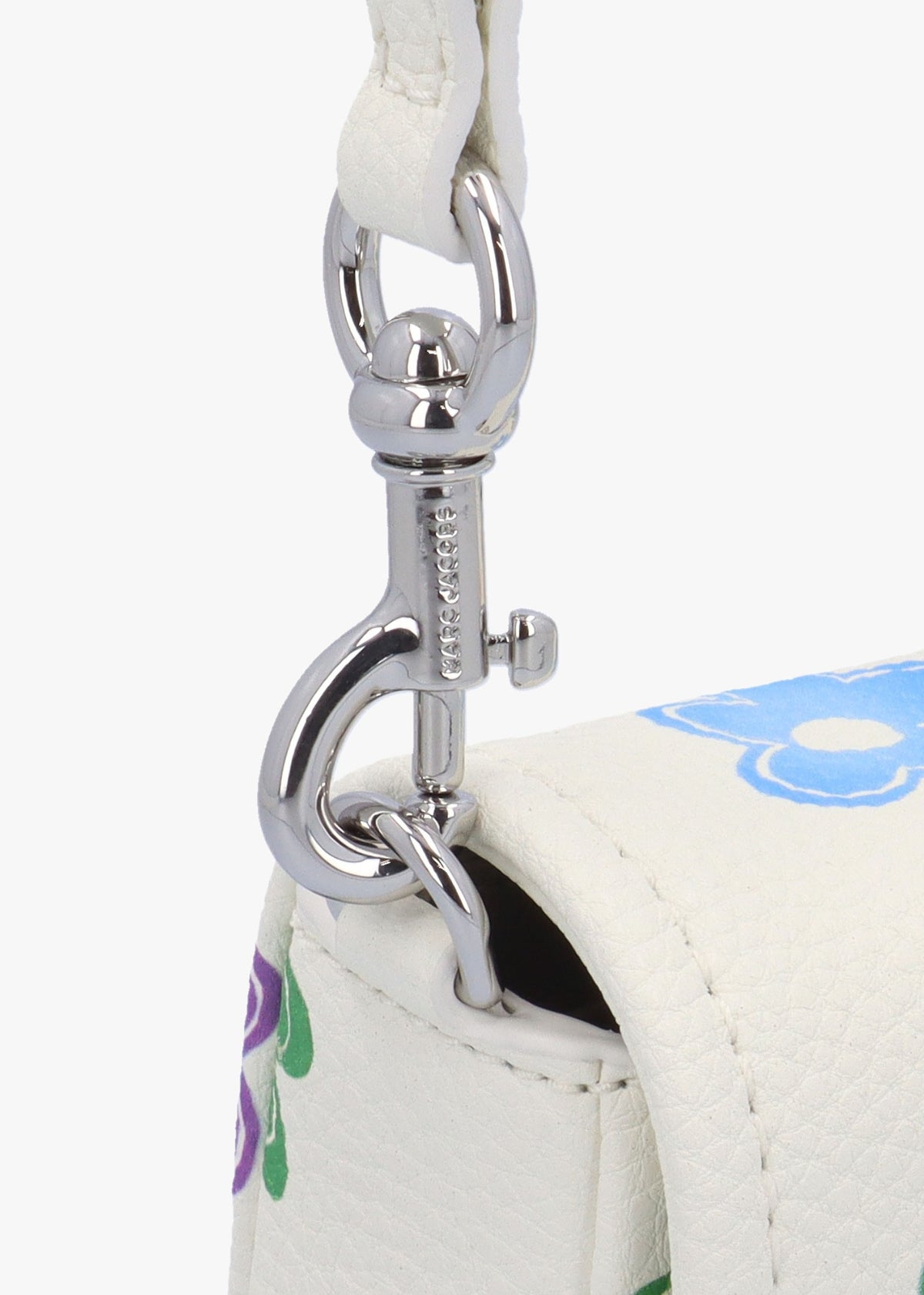 The Wild Daisy Mini White Multi Leather Bag