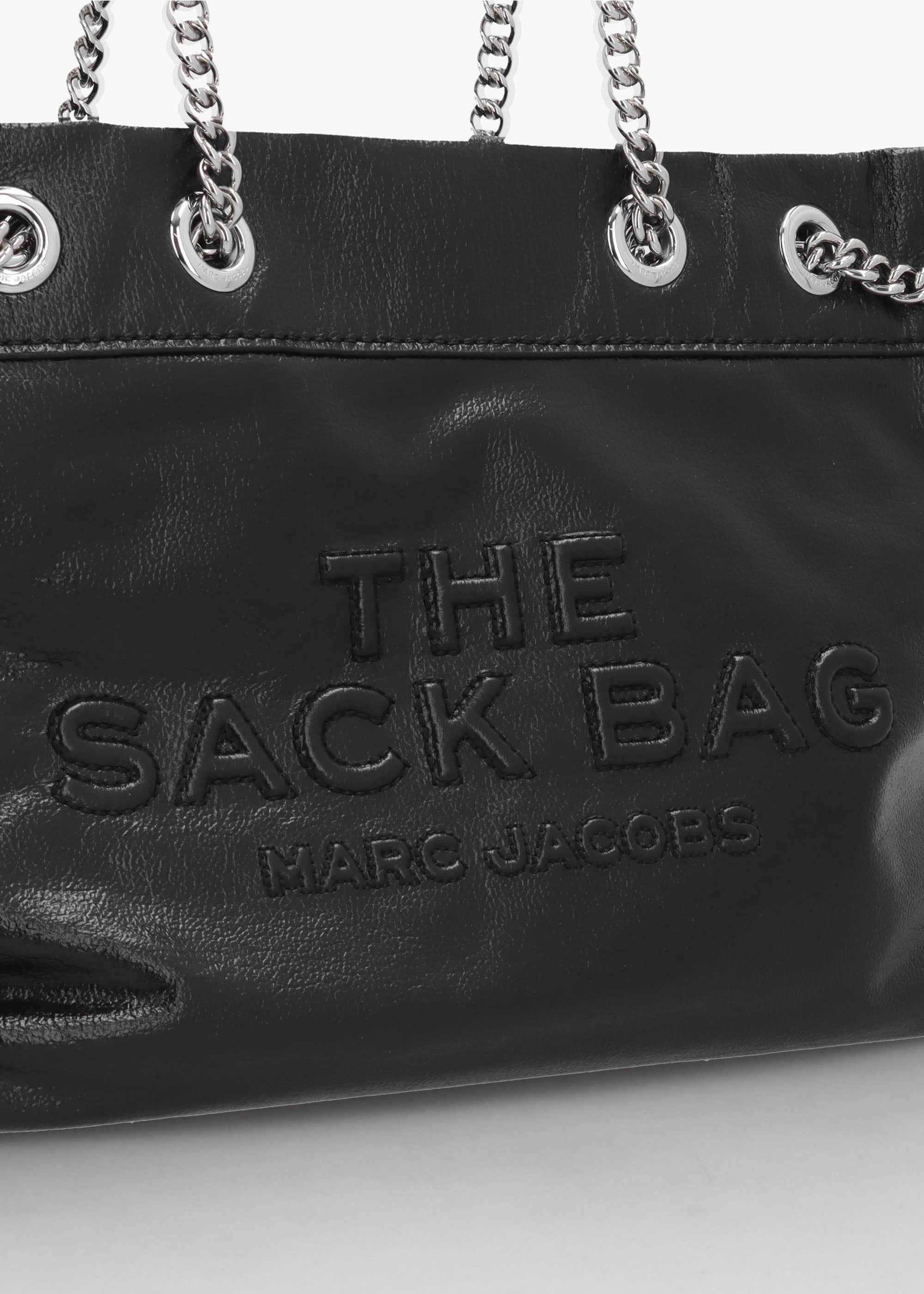 Marc Jacobs The Small Black Leather Chain Sack Bag – Daniel Footwear