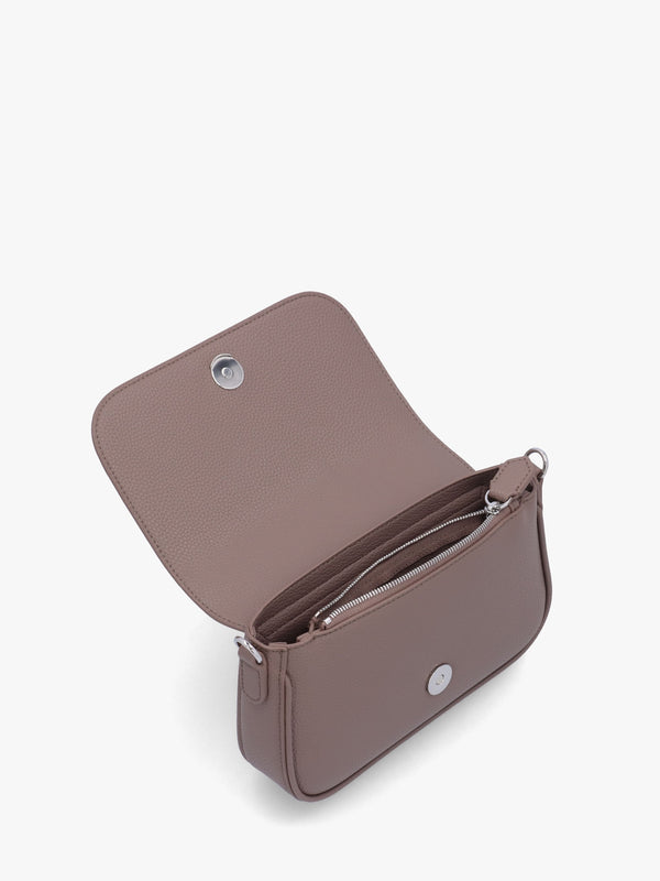 Taupe Cross-Body Bag