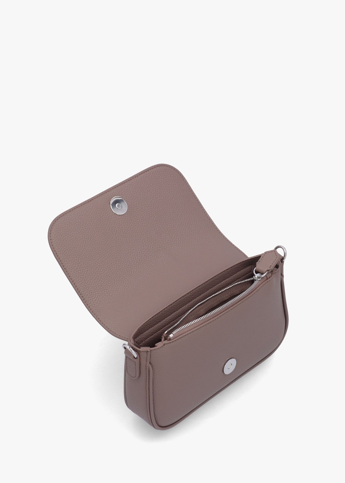 Taupe Cross-Body Bag