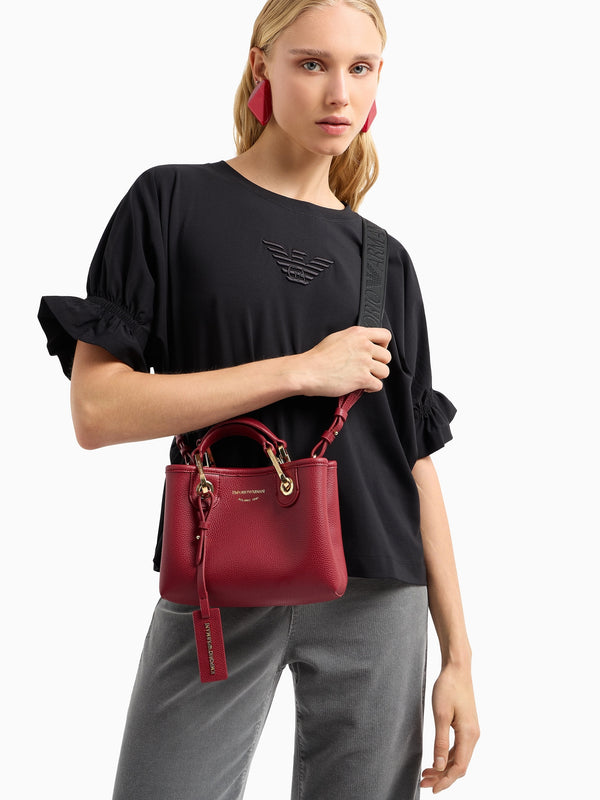 X Small Carminio Taupe Cross-Body Shopper Bag