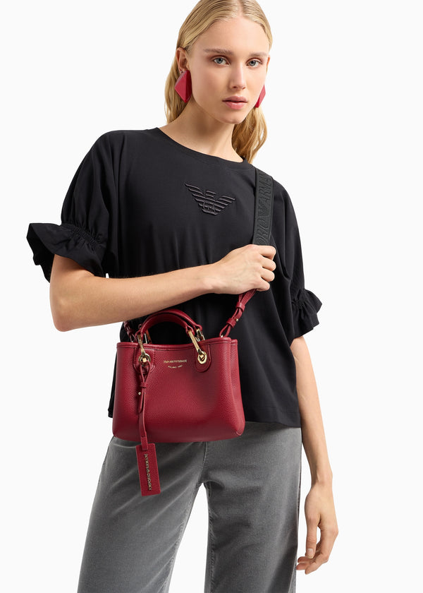 X Small Carminio Taupe Cross-Body Shopper Bag