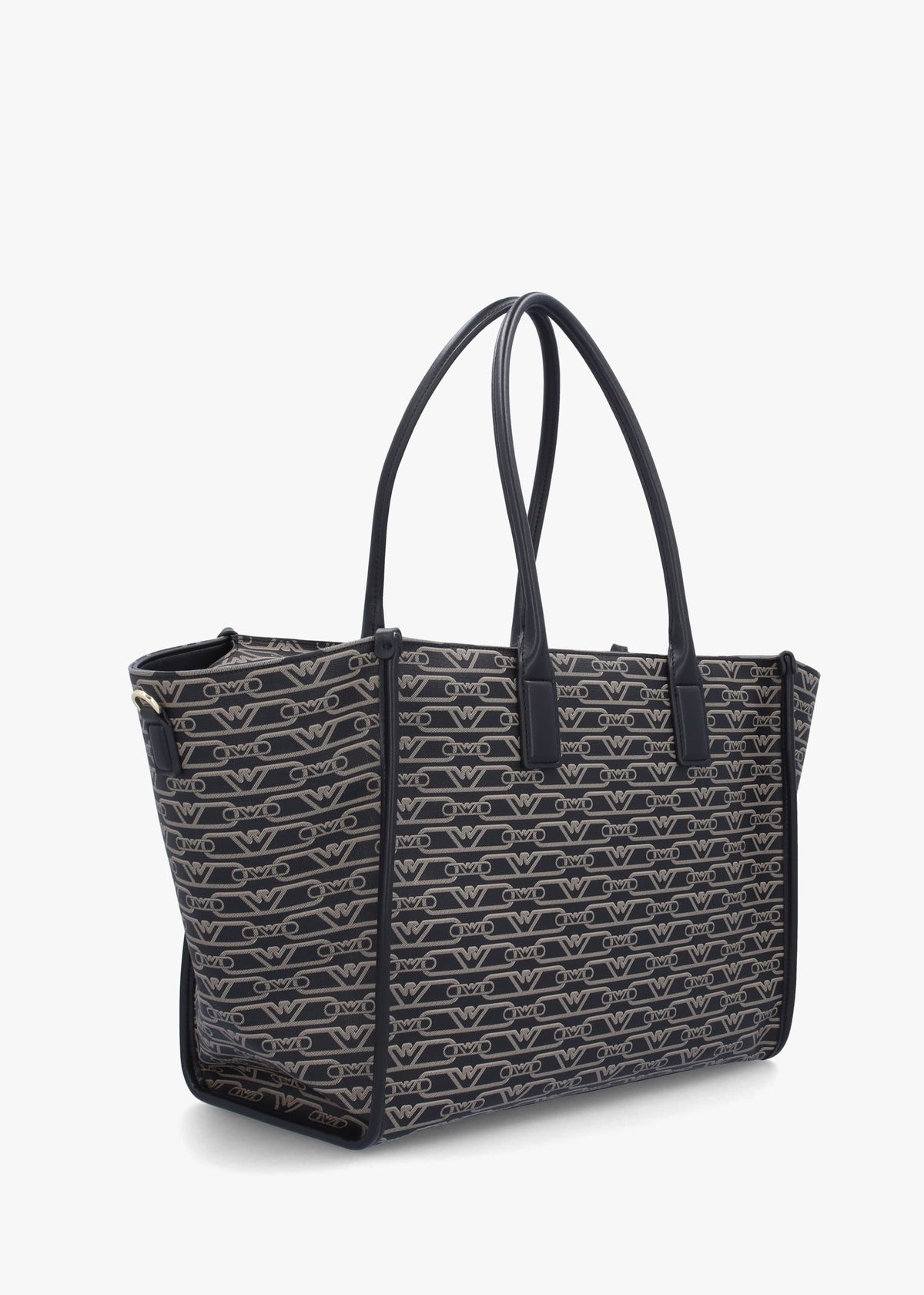 Nero Ecru Monogram Tote Bag