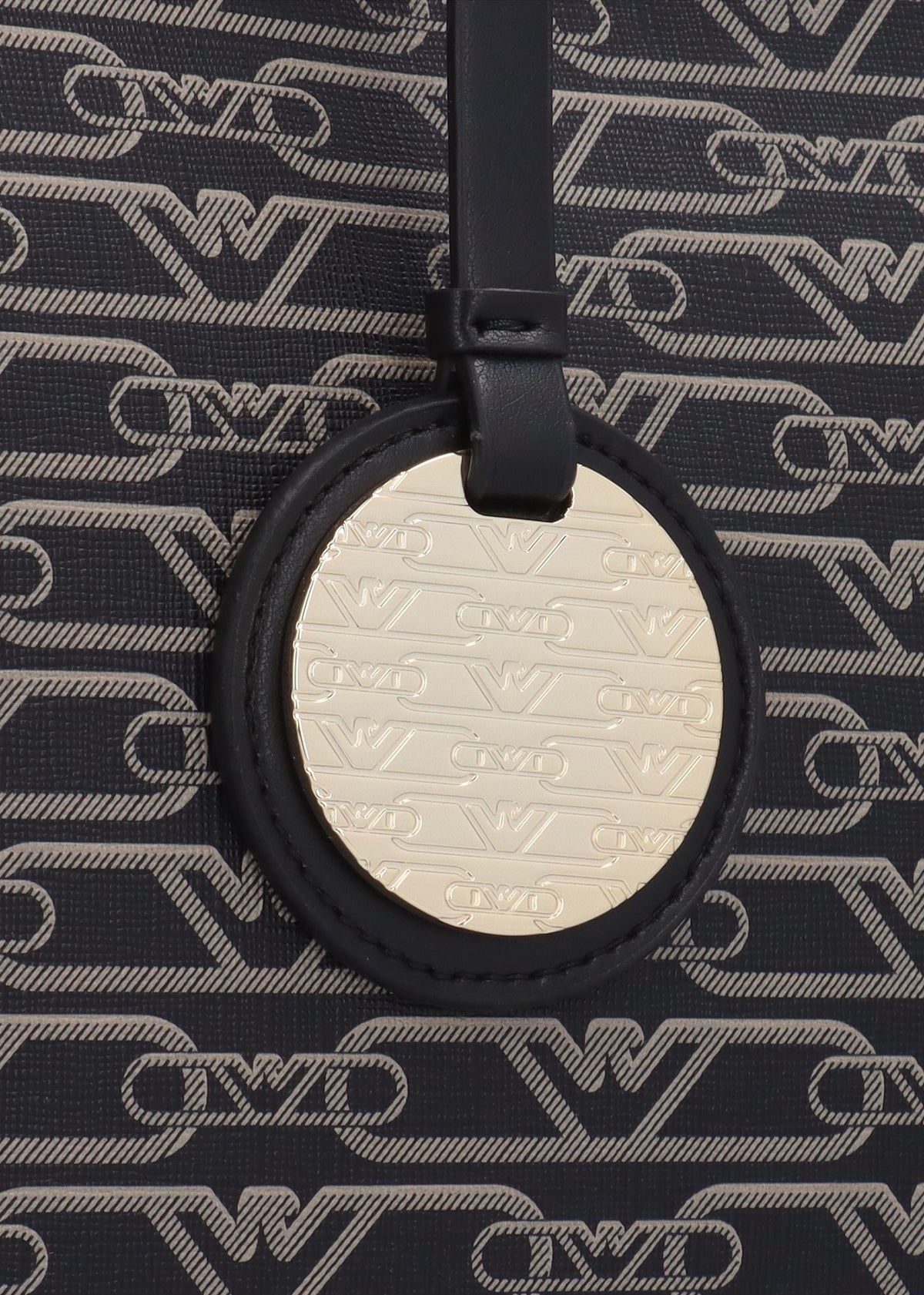 Nero Ecru Monogram Tote Bag