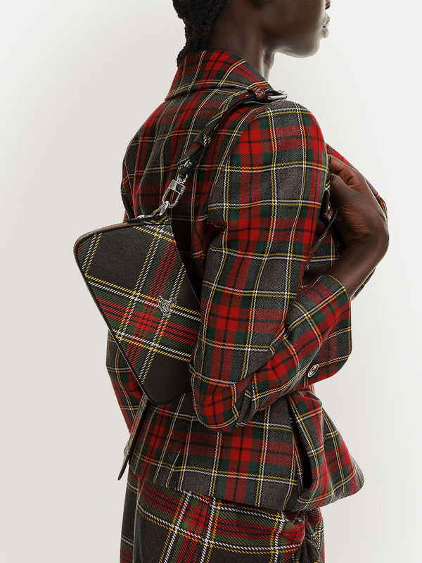 Tasha Chelsea Tartan Multicoloured Shoulder Phone Bag