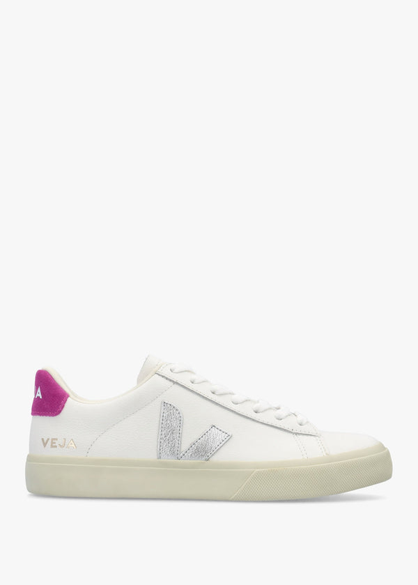 Campo Leather White Silver Ultraviolet Trainers