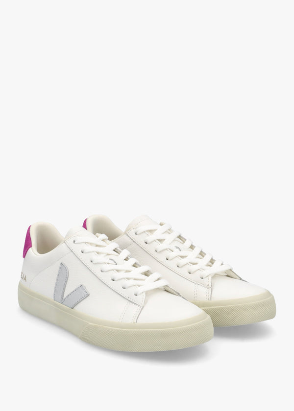 Campo Leather White Silver Ultraviolet Trainers