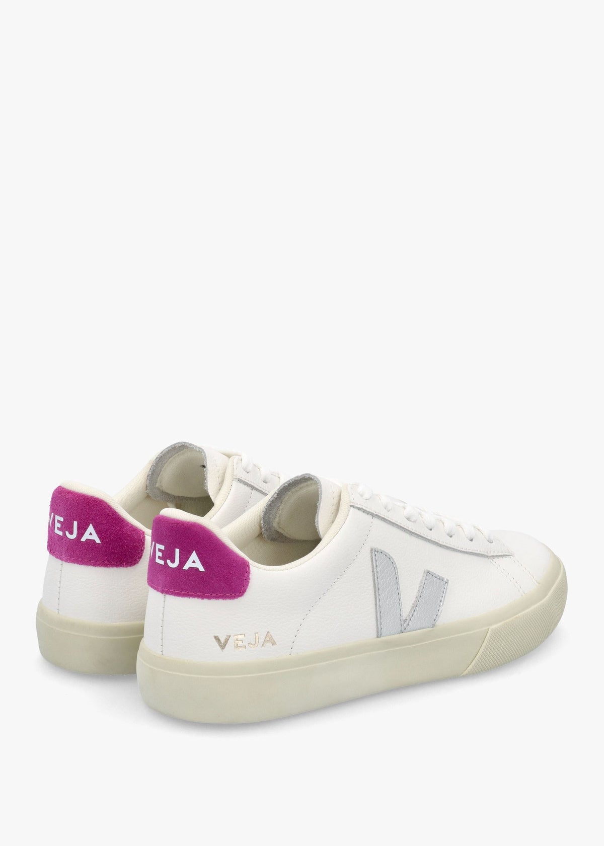 Campo Leather White Silver Ultraviolet Trainers
