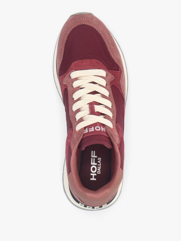 City Dallas Burgundy Trainers