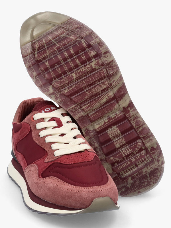 City Dallas Burgundy Trainers