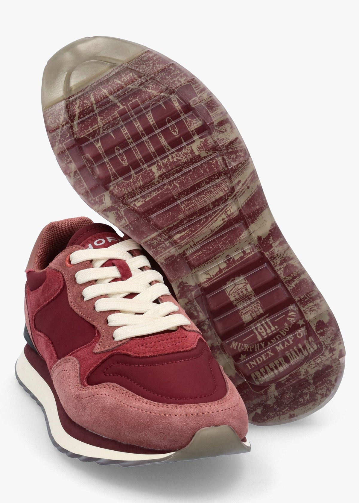 City Dallas Burgundy Trainers