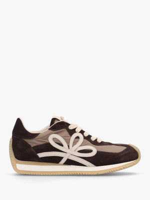 Movie Brown Suede & Nylon Runner Trainers