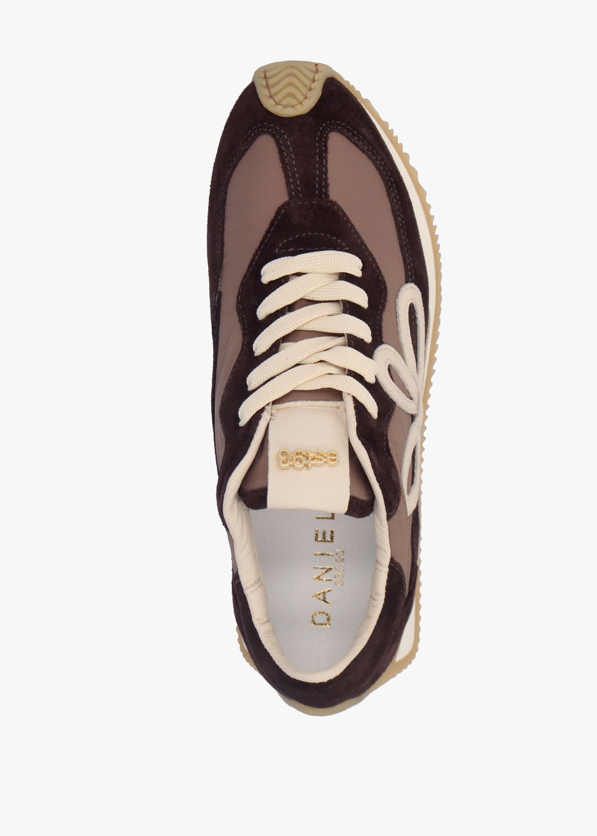 Movie Brown Suede & Nylon Runner Trainers